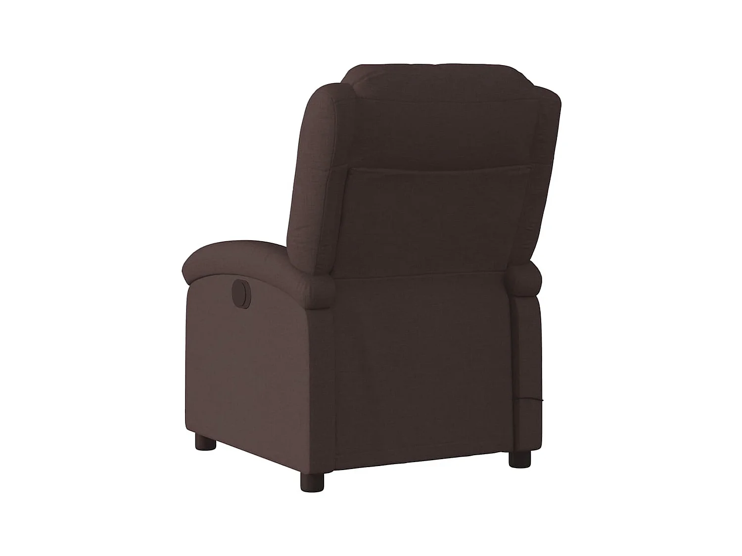 Sillón de relax | Sillón reclinable de masaje eléctrico tela marrón oscuro SHL7946