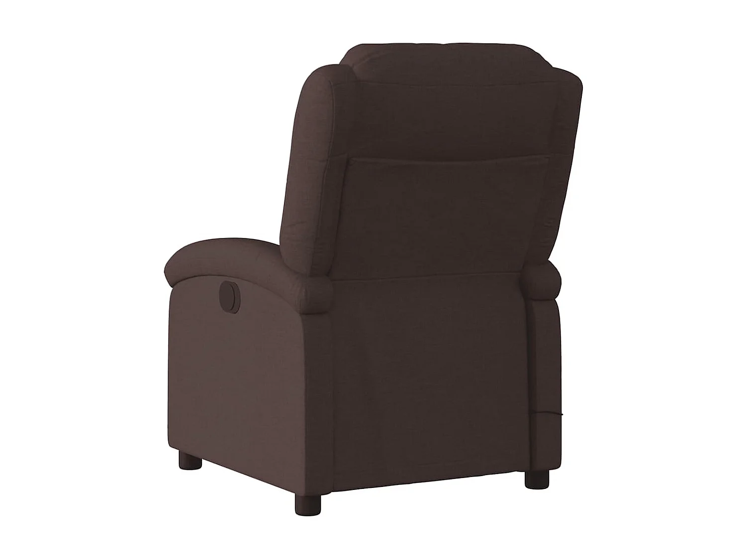 Massagesessel Elektrisch | Relaxsessel indoor Dunkelbraun Stoff SHL16789