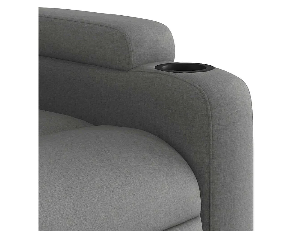 Sillón de salón | Silla | Sillón de masaje reclinable de tela gris oscuro SHL3764