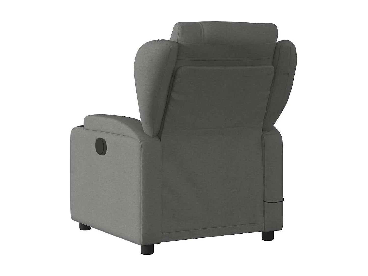 Fauteuil inclinable-Chaise de relax-Fauteuil de Massage Gris foncé Tissu SHL4213