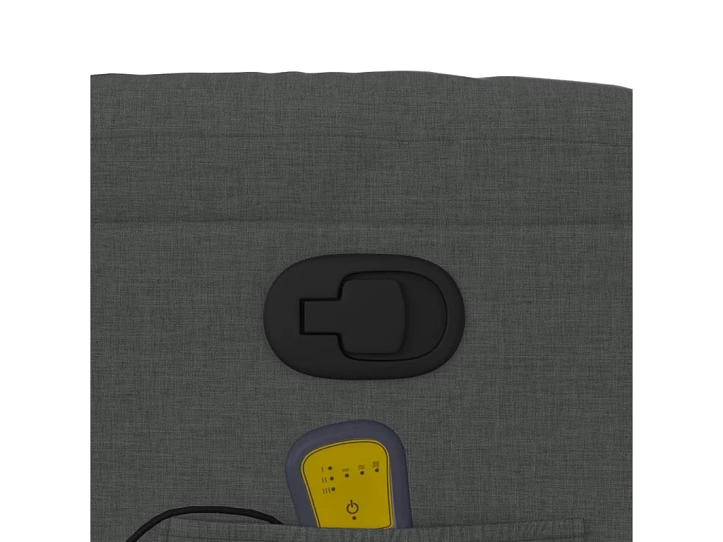 Fauteuil inclinable-Chaise de relax-Fauteuil de Massage gris foncé tissu SHL5267