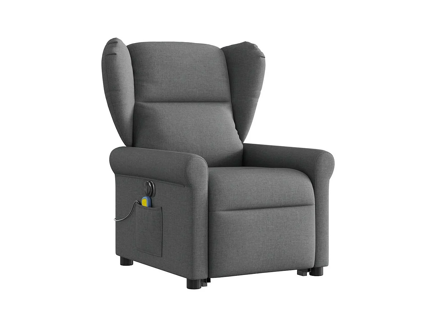 Sillón de salón | Silla | Sillón de masaje eléctrico reclinable elevable tela gris oscuro SHL2083