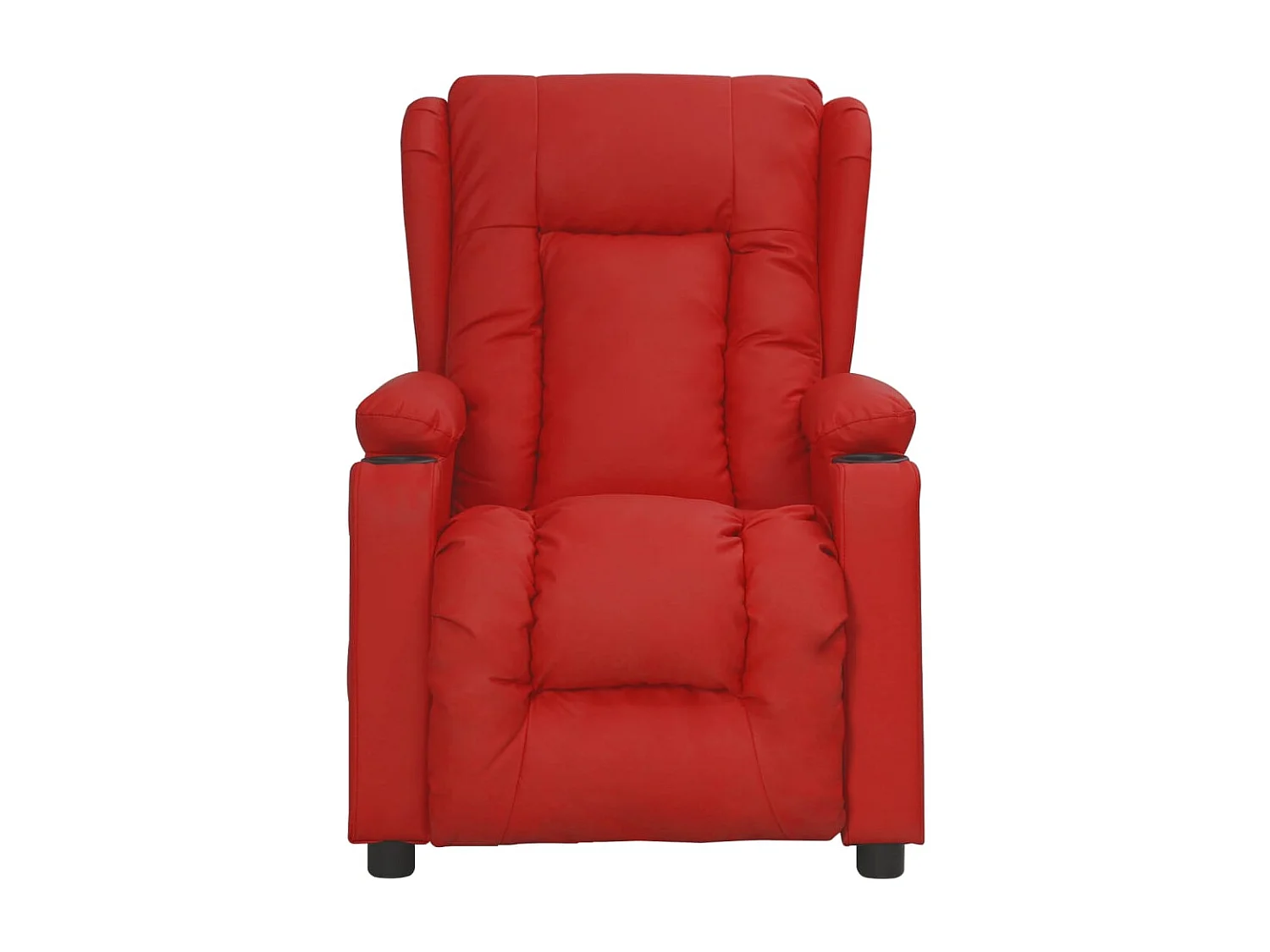 Sillón de relax | Silla | Sillón reclinable eléctrico de cuero sintético rojo tinto SHL6335