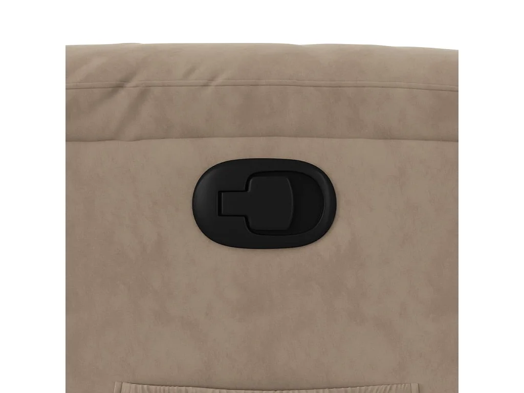 Relaxsessel | Lounge Sessel für Wohnzimmer Taupe Mikrofasergewebe SHL88242