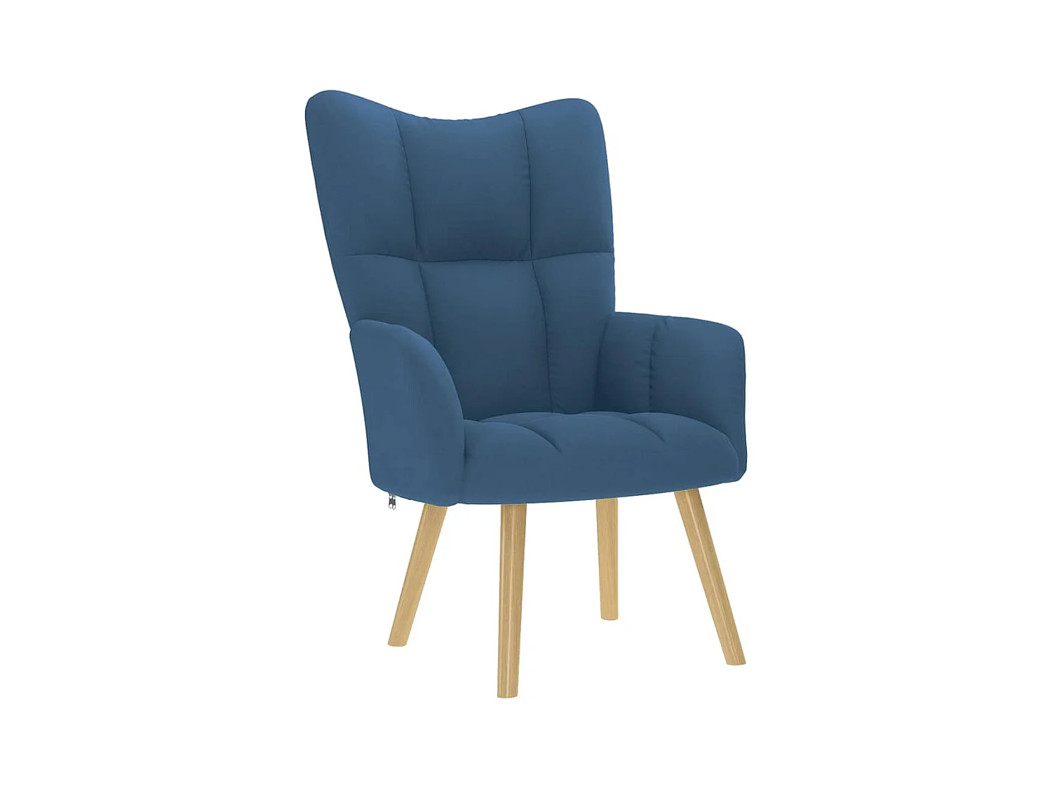 Fauteuil de relaxation-Fauteuil de Lecture avec repose-pied Bleu Tissu SHL2634