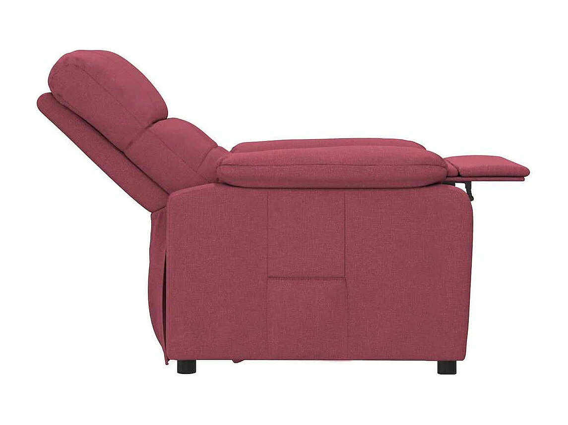 Relaxsessel | Lounge Sessel für Wohnzimmer Weinrot Stoff SHL96697