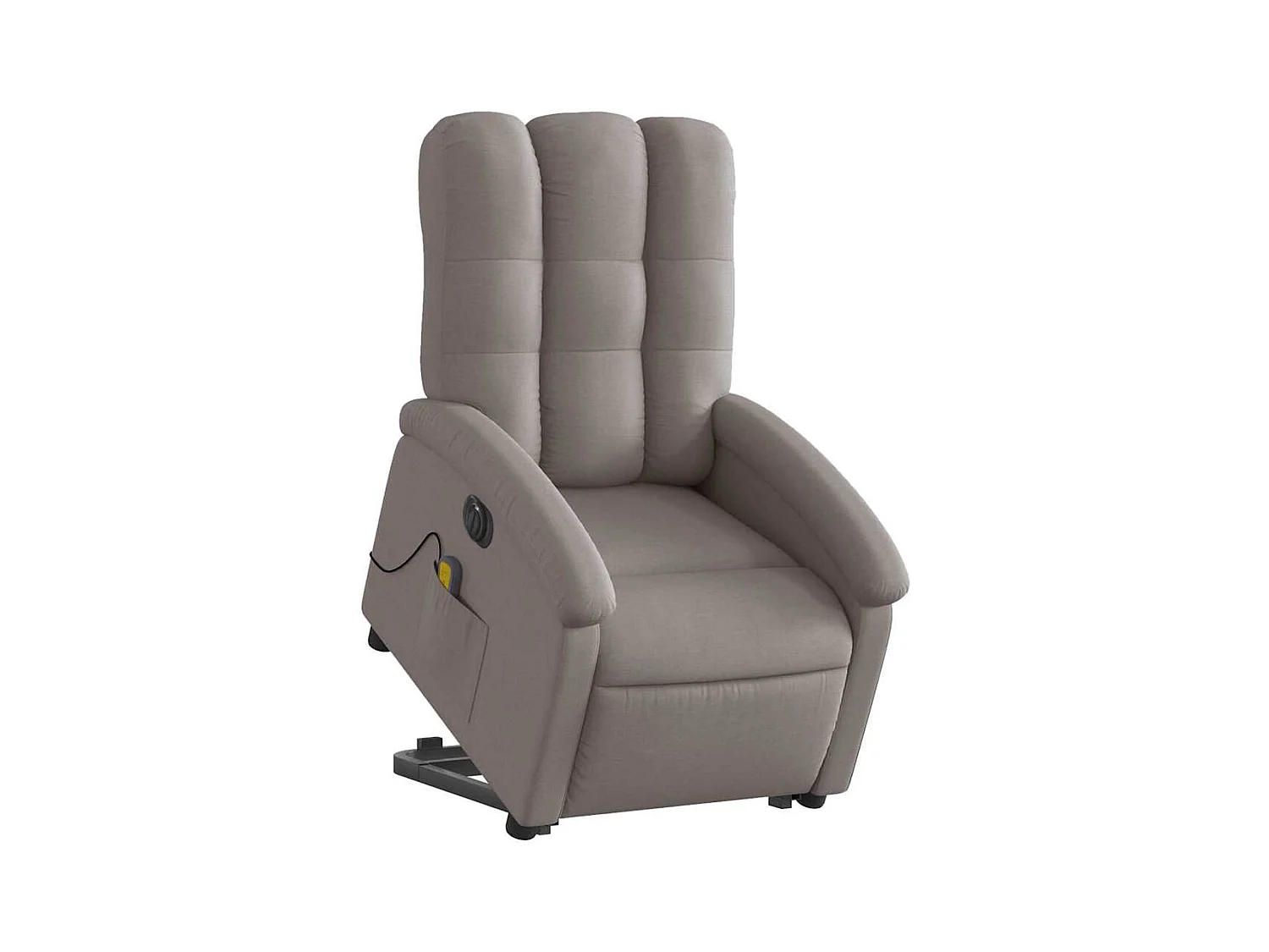 Sillón de salón | Silla | Sillón de masaje eléctrico reclinable elevable tela taupé SHL6036