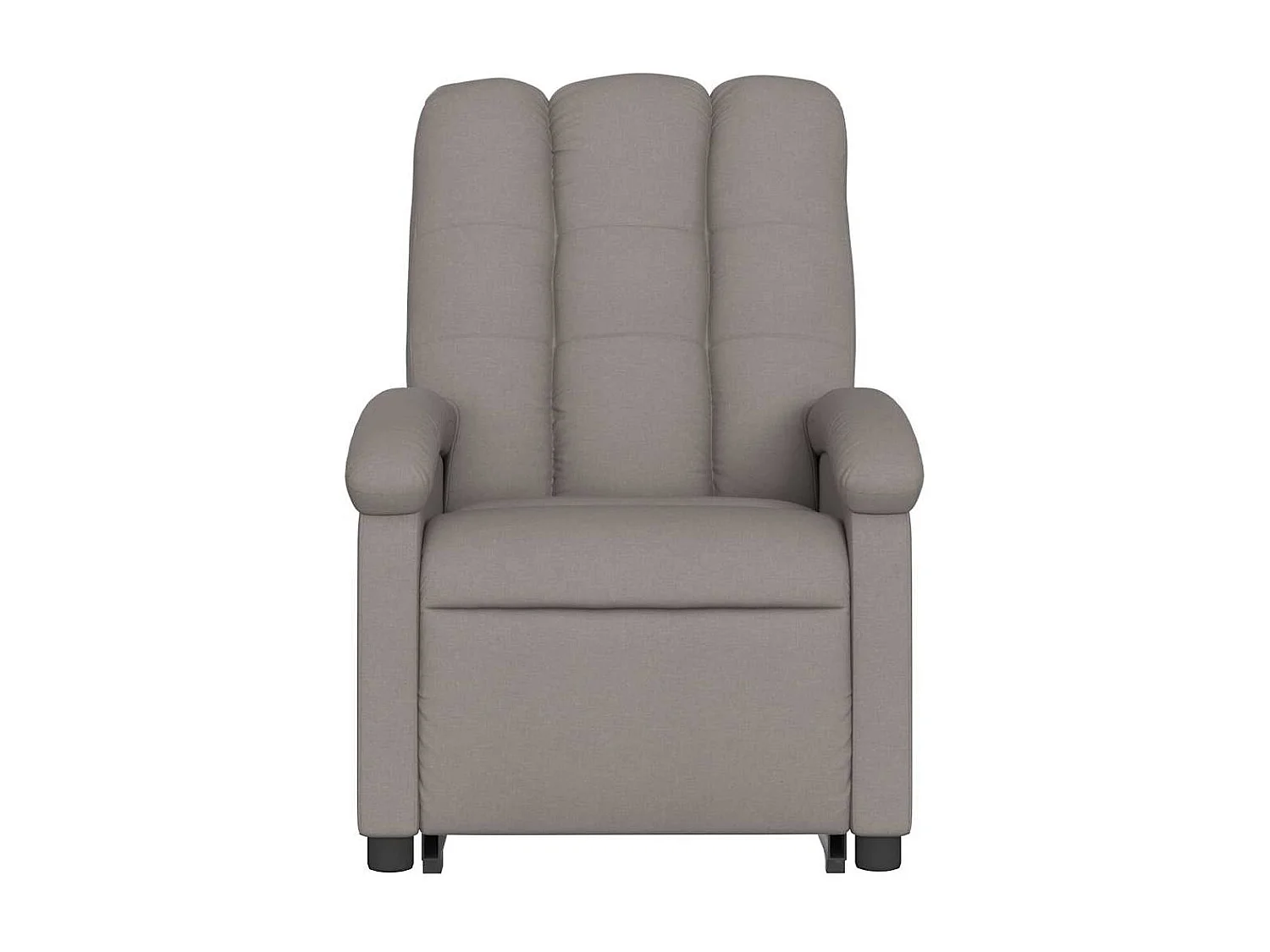 Fauteuil inclinable électrique-Chaise-Fauteuil de Massage Taupe Tissu SHL1758