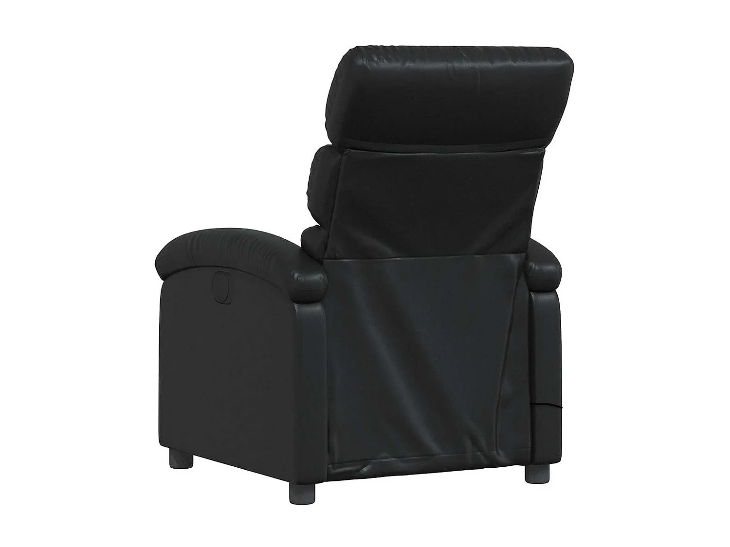 Fauteuil inclinable-Chaise de relax-Fauteuil de Massage Noir Similicuir SHL2052