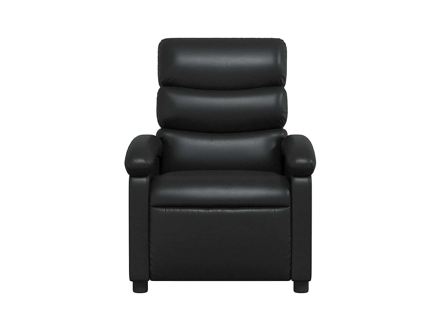 Sillón de salón | Silla | Sillón de masaje reclinable cuero sintético negro SHL6438