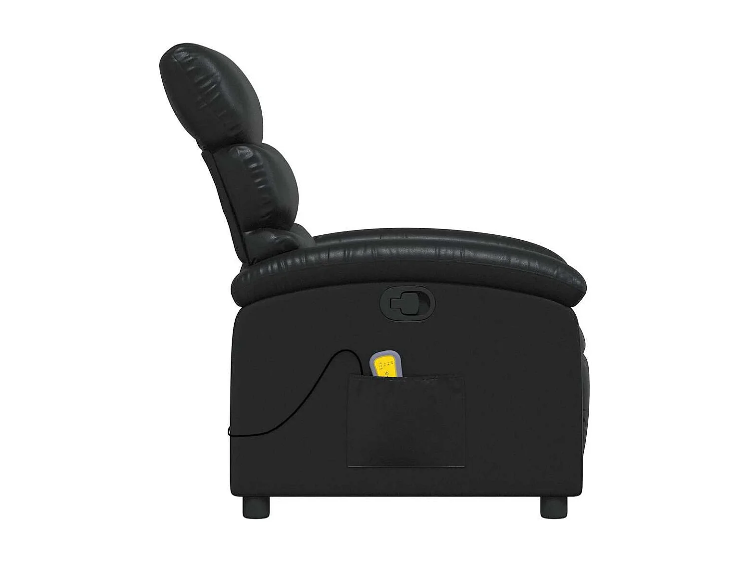 Sillón de salón | Silla | Sillón de masaje reclinable cuero sintético negro SHL6438