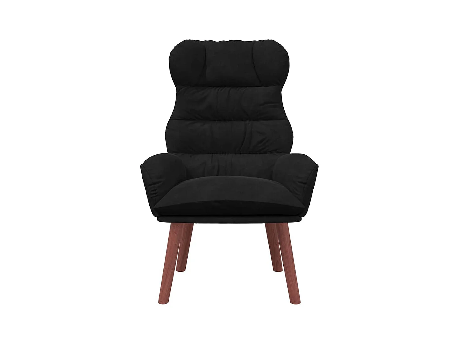 Sillón de relax | Silla Relax | Sillón de salón Negro 69x74x93 cm Terciopelo SHL3277