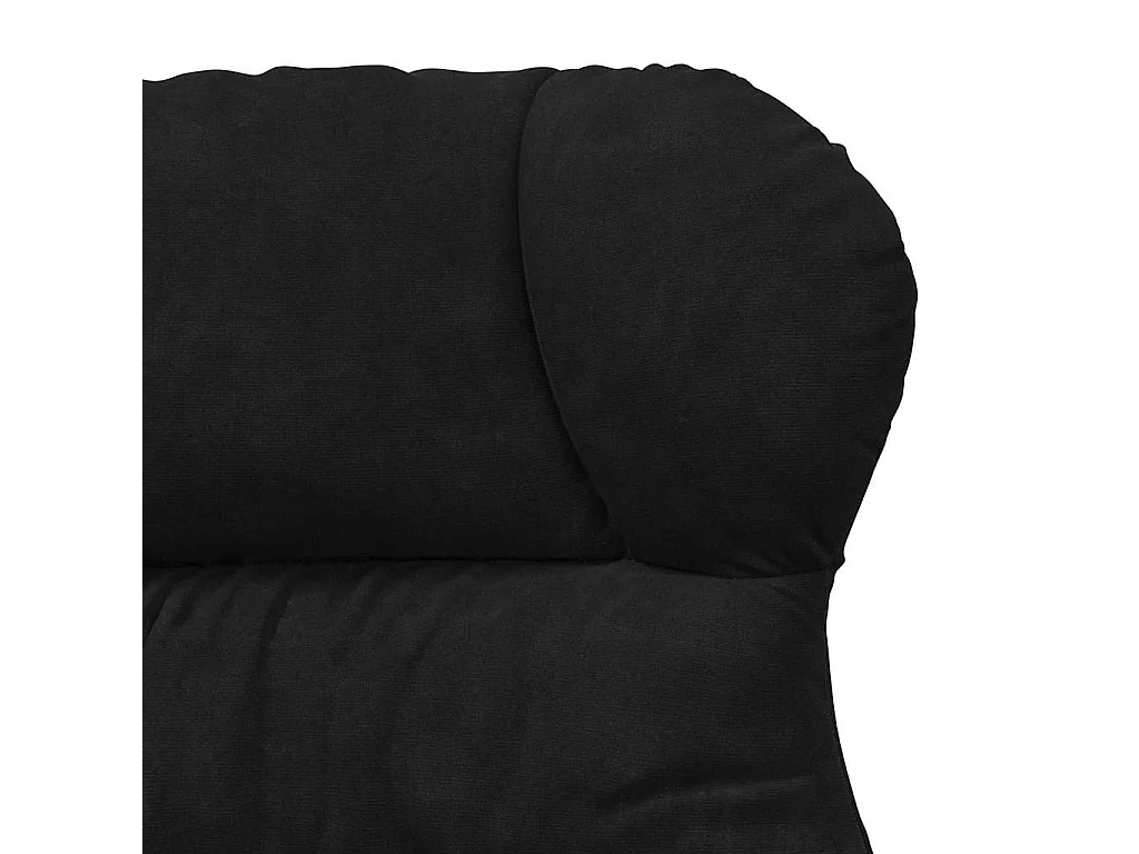 Sillón de relax | Silla Relax | Sillón de salón Negro 69x74x93 cm Terciopelo SHL3277