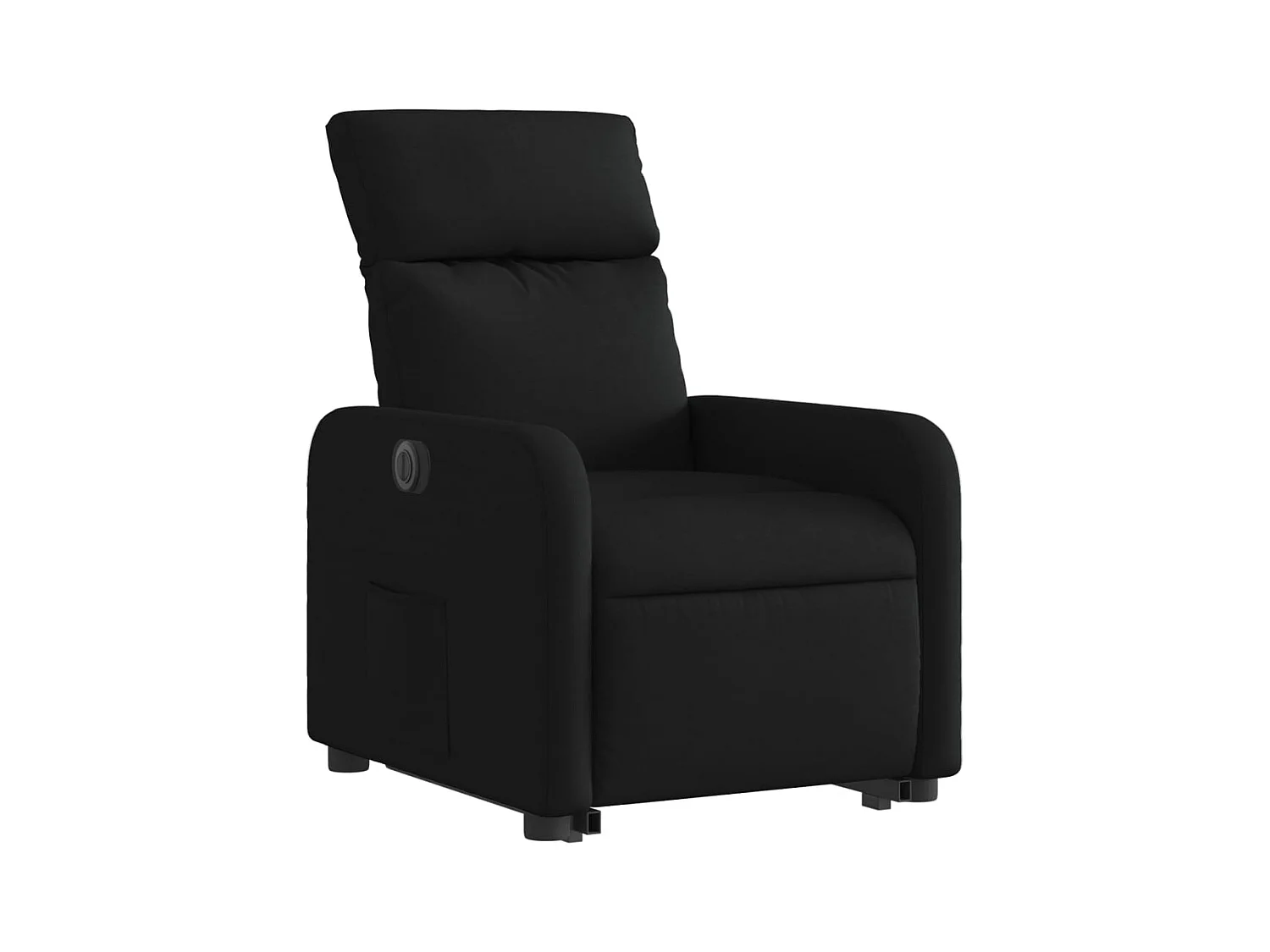 Silla de relax | Sillón eléctrico reclinable elevable de tela negro SHL7092