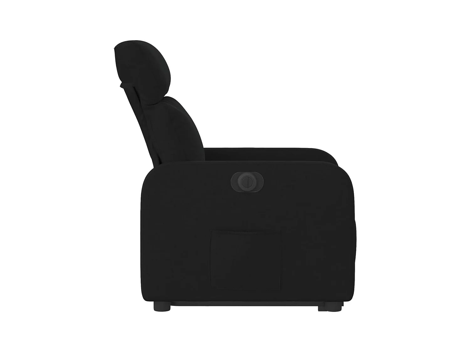 Silla de relax | Sillón eléctrico reclinable elevable de tela negro SHL7092