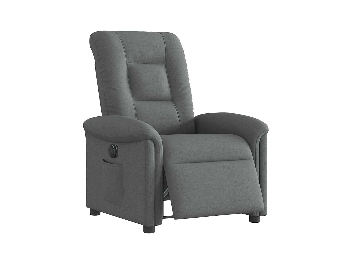 Sillón de relax | Silla | Sillón reclinable eléctrico de tela gris oscuro SHL7336