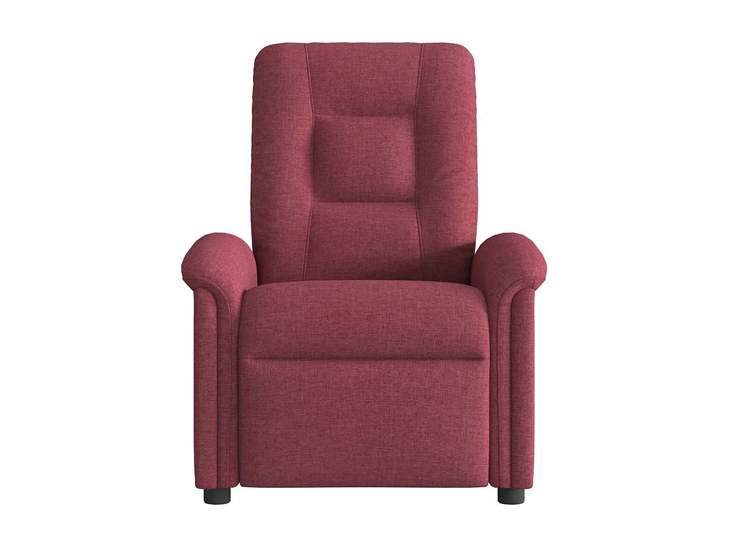 Fauteuil inclinable-Chaise de relax-Fauteuil de Massage Rouge bordeaux Tissu SHL3006