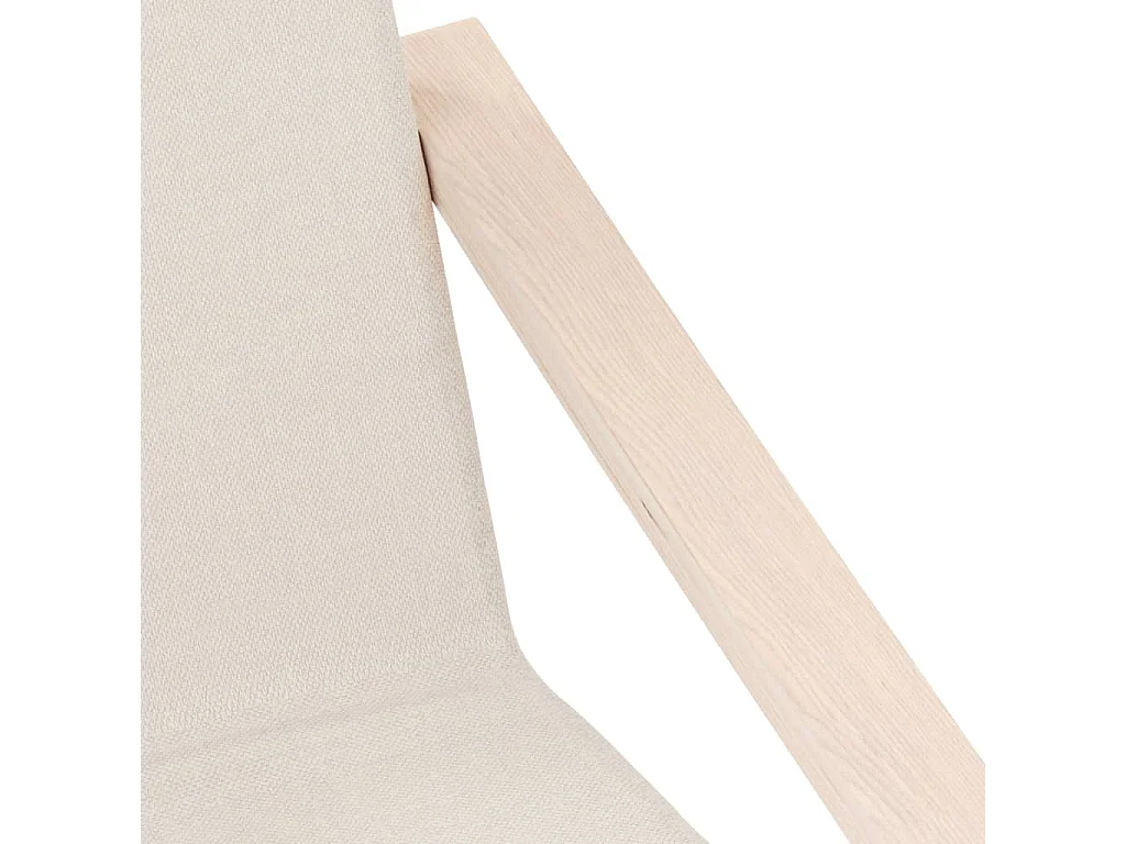 Sillón de relax | Silla de relax de tela color crema SHL4698