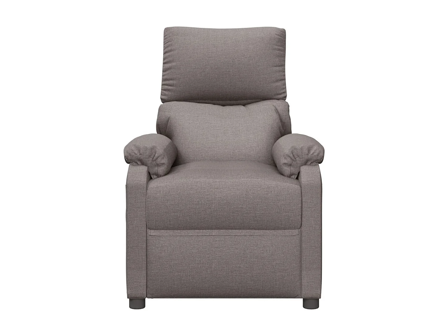 Sillón de relax | Silla | Sillón reclinable de tela gris taupe SHL3599