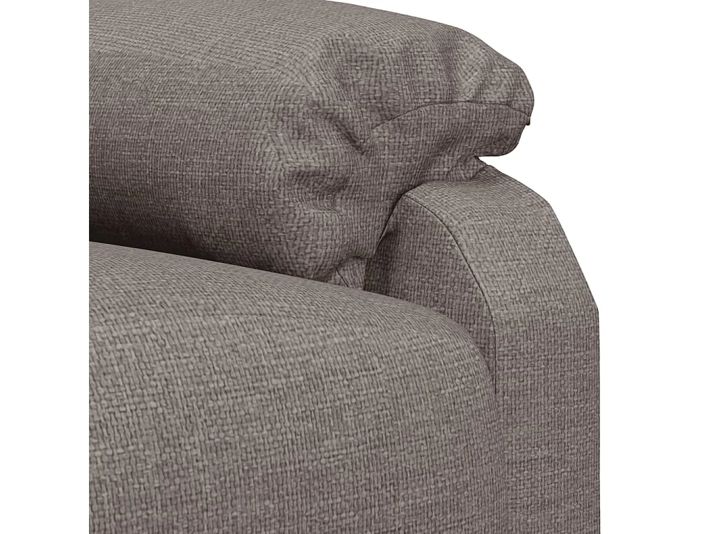Sillón de relax | Silla | Sillón reclinable de tela gris taupe SHL3599