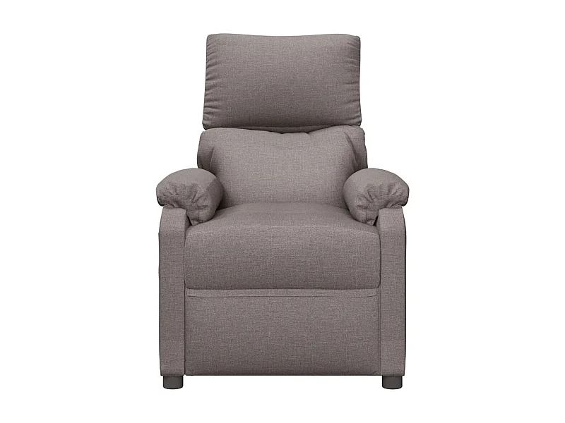 Sillón de relax | Silla | Sillón reclinable de tela gris taupe SHL3599