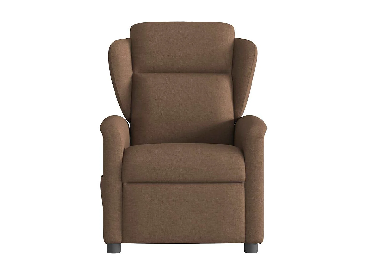 Fauteuil inclinable-Chaise de relax-Fauteuil TV Marron Tissu SHL1180