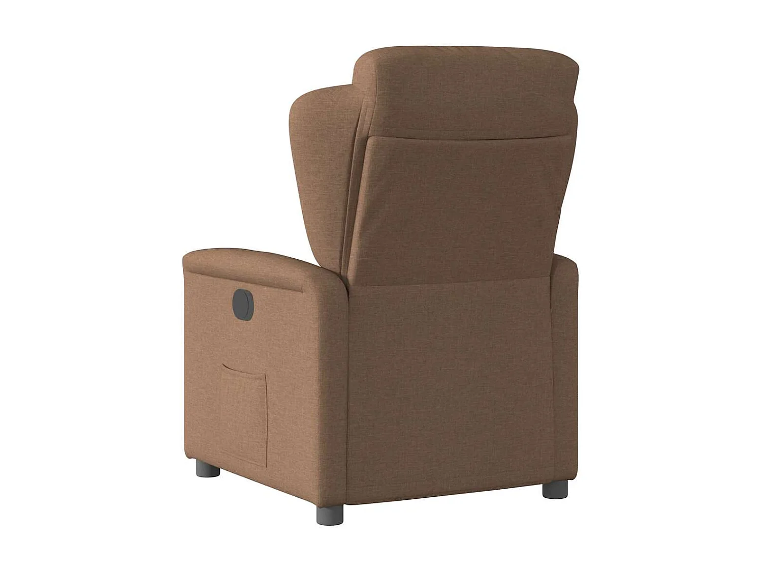 Fauteuil inclinable-Chaise de relax-Fauteuil TV Marron Tissu SHL1180
