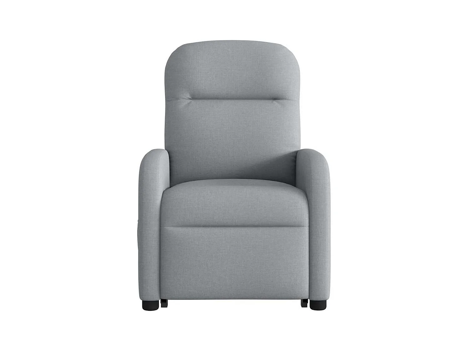 Fauteuil inclinable-Chaise de relax-Fauteuil de Massage Gris clair Tissu SHL4237