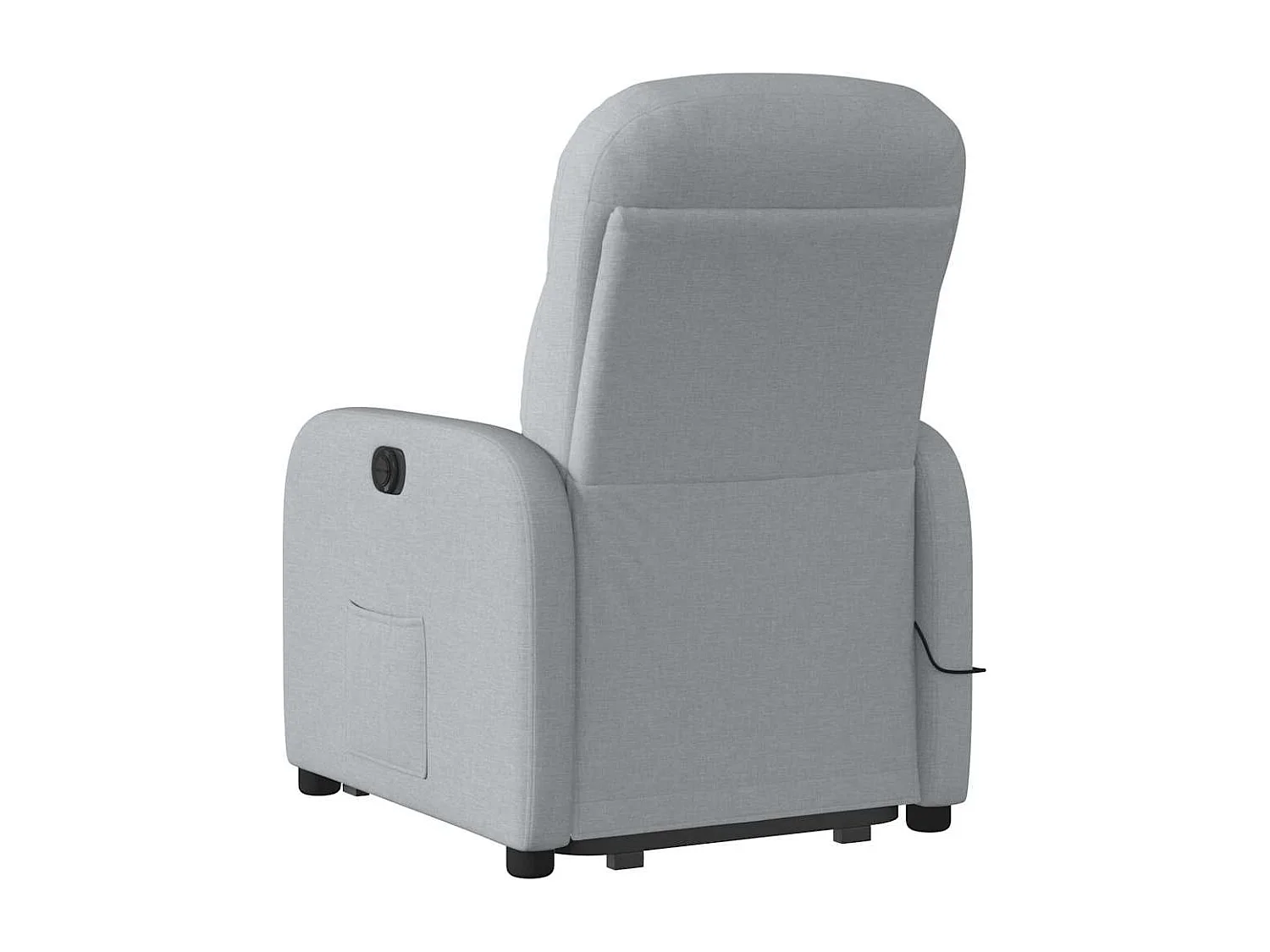 Fauteuil inclinable-Chaise de relax-Fauteuil de Massage Gris clair Tissu SHL4237
