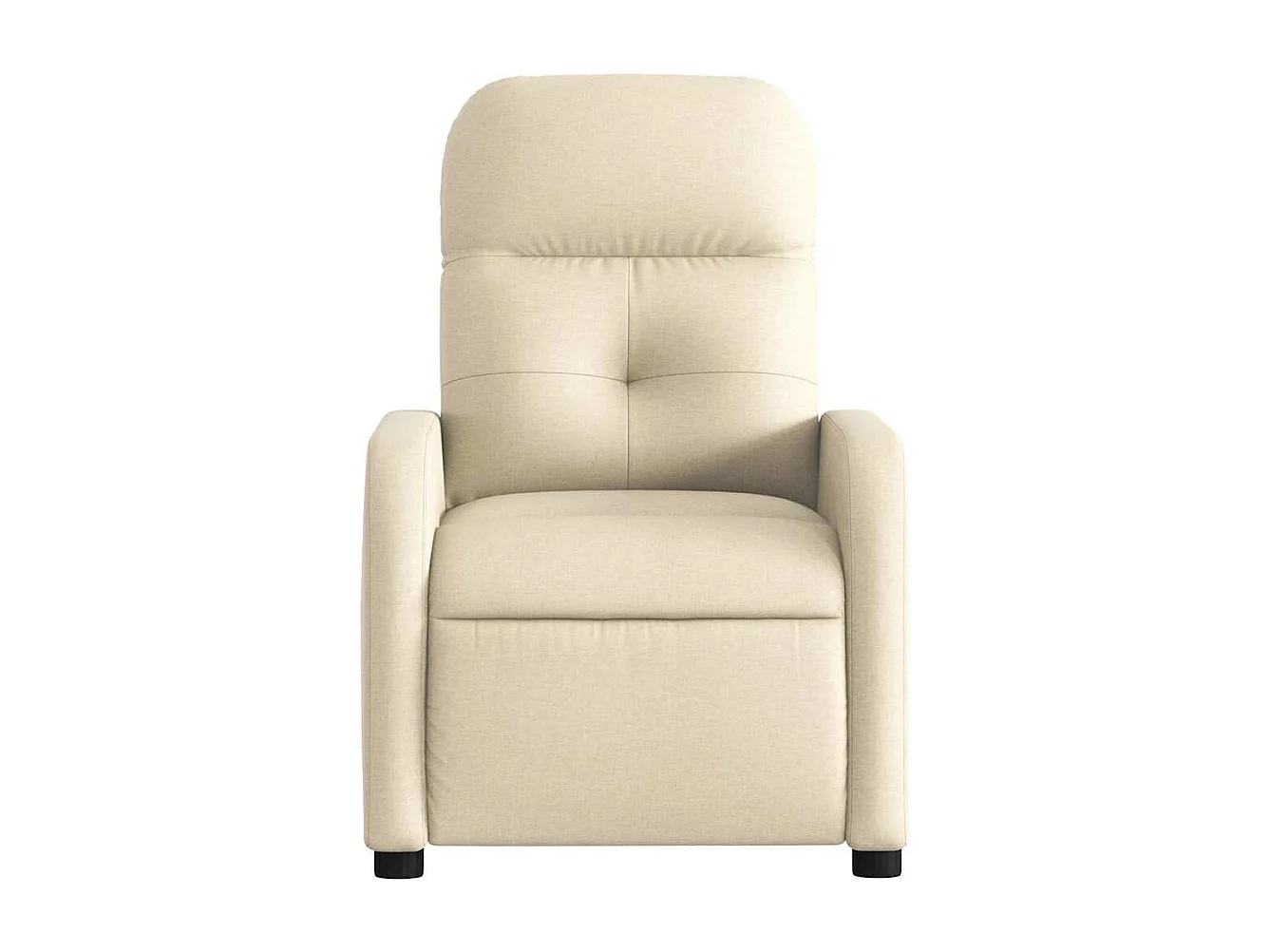 Fauteuil inclinable électrique-Chaise de relax-Fauteuil salon Crème Tissu SHL5317