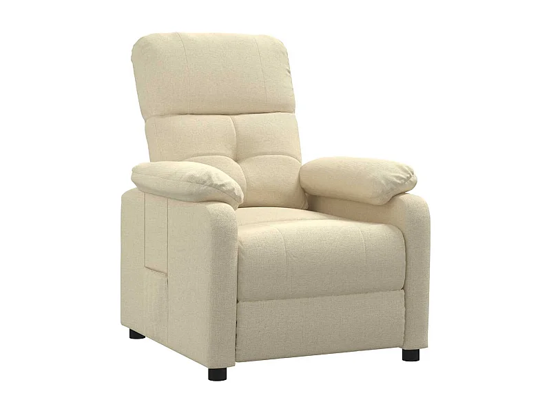 Sillón de relax | Sillón reclinable de tela crema SHL8497