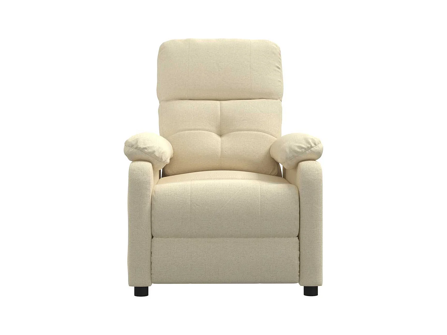 Sillón de relax | Sillón reclinable de tela crema SHL8497