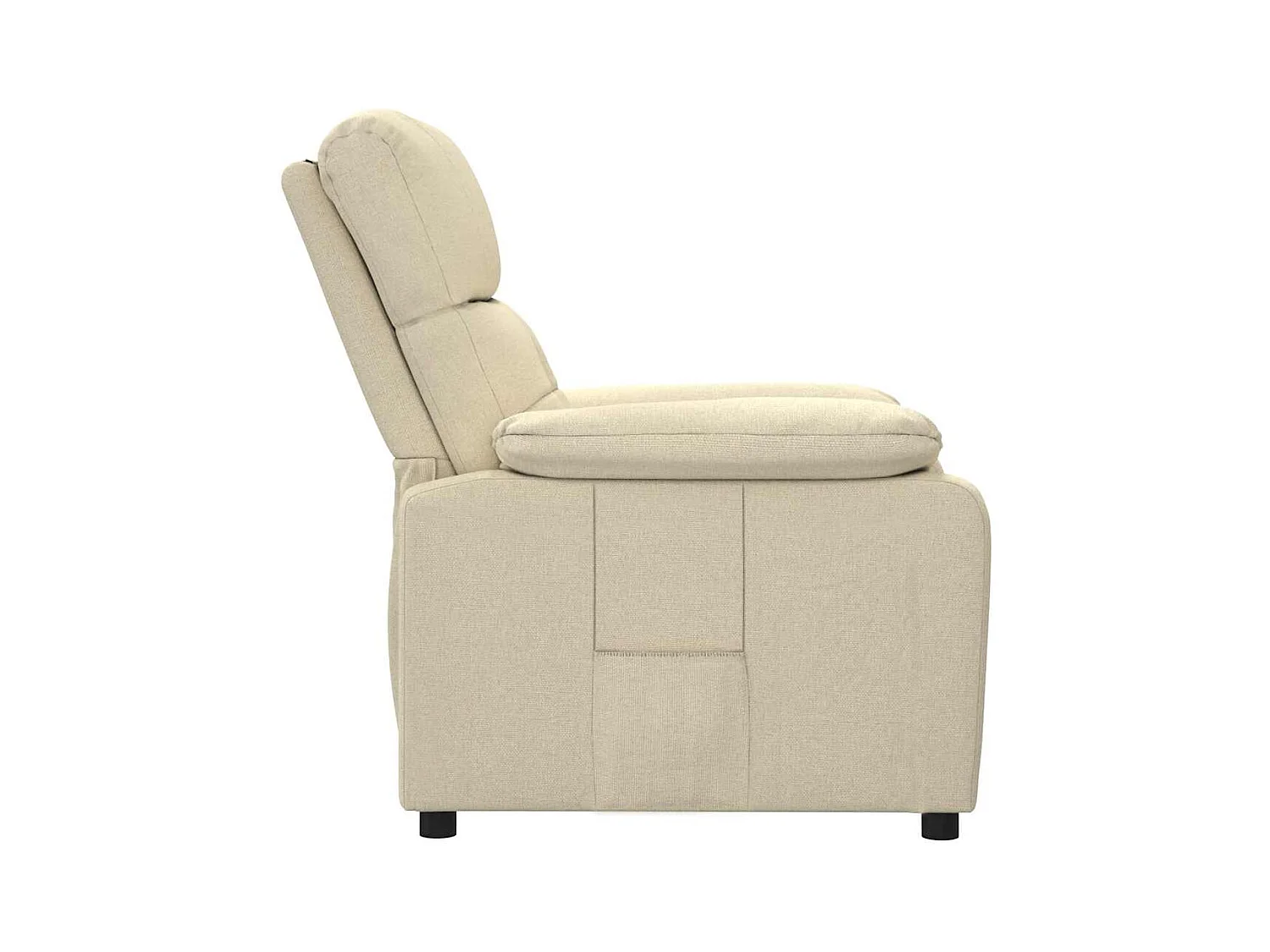 Sillón de relax | Sillón reclinable de tela crema SHL8497