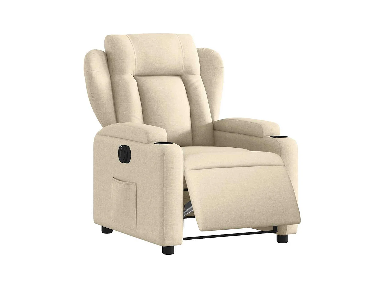 Sillón de relax | Silla | Sillón reclinable eléctrico de tela crema SHL4131