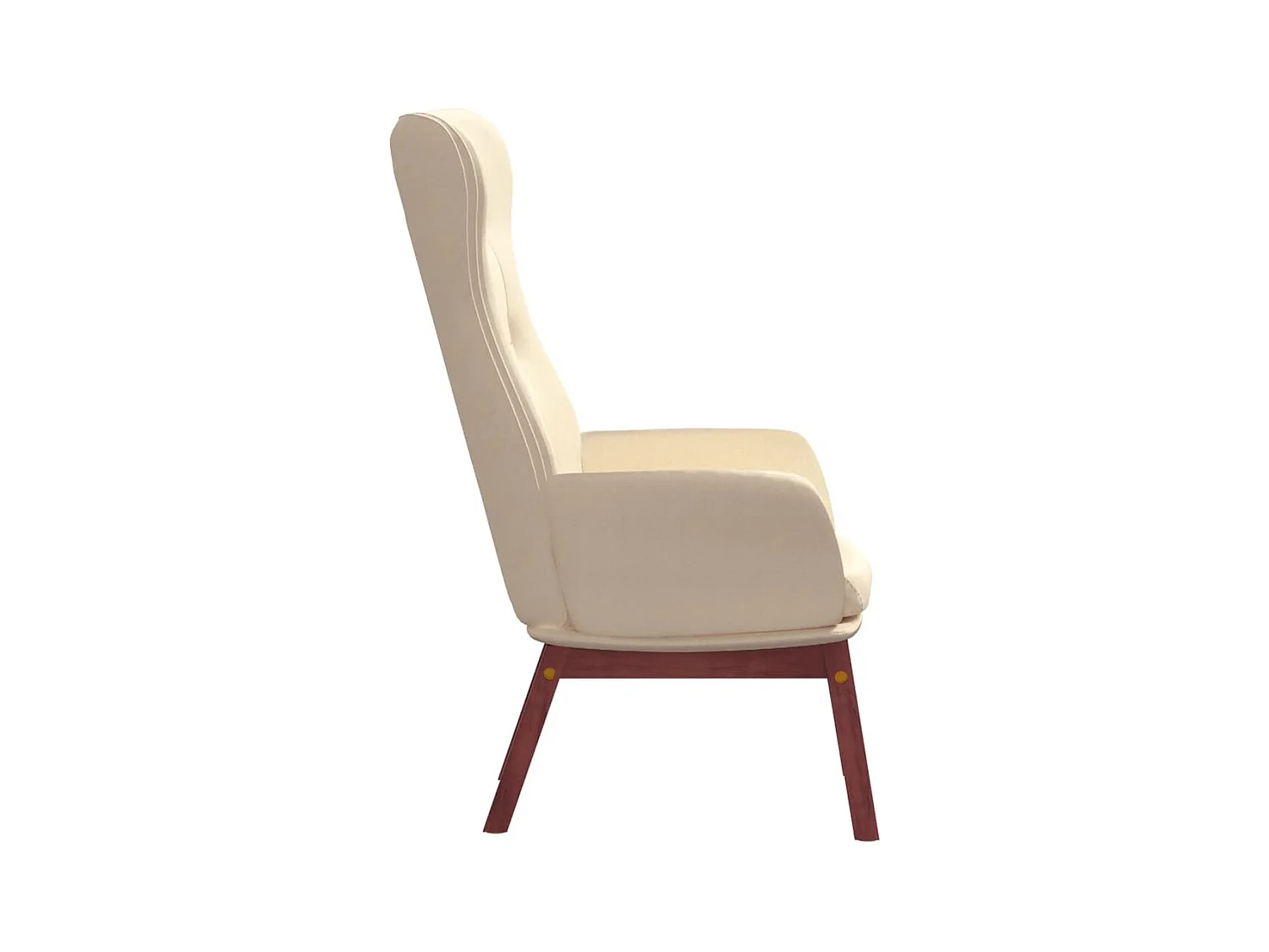 Sillón de relax | Silla de relax de tela color crema SHL6320