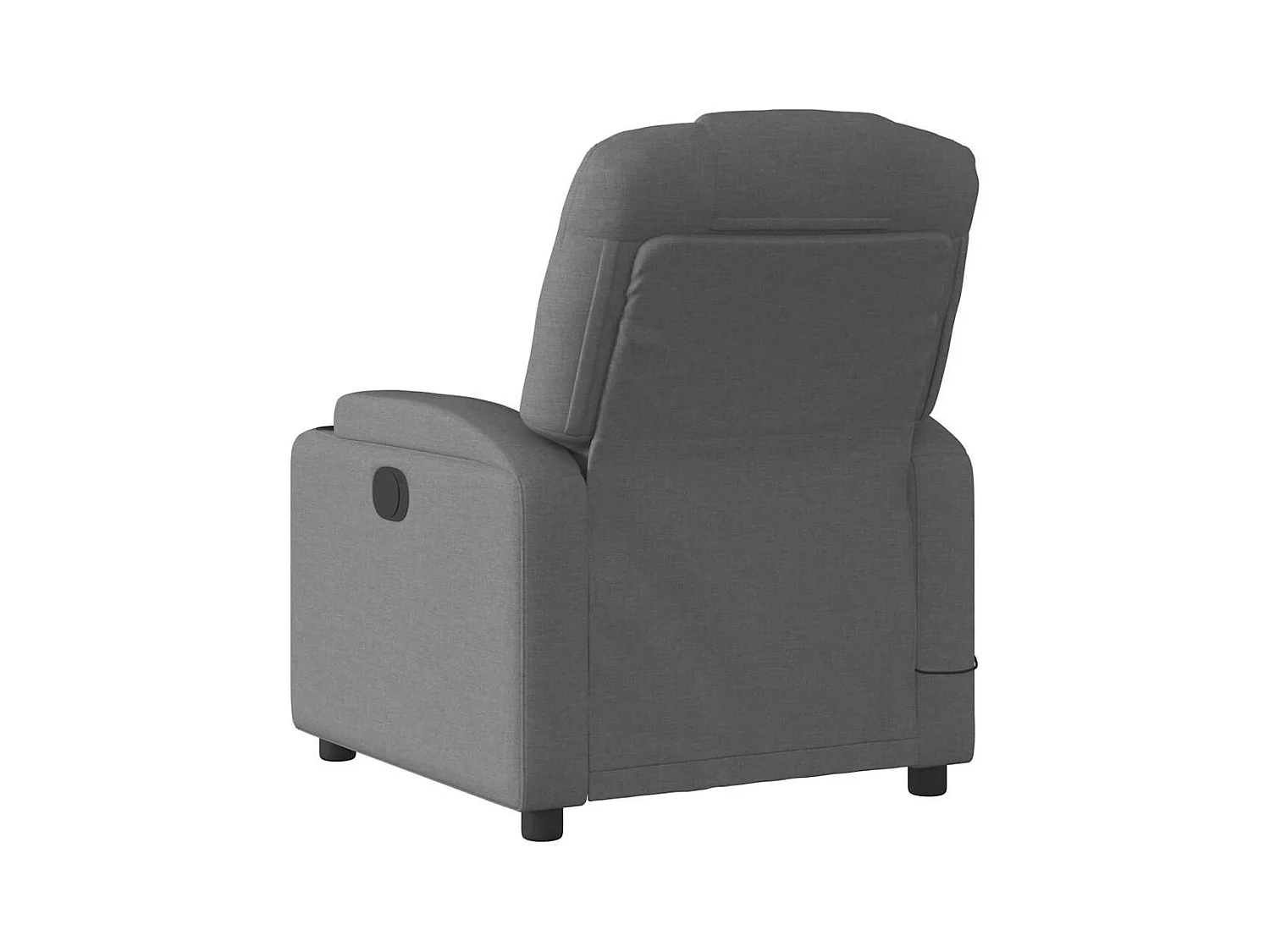 Fauteuil inclinable-Chaise de relax-Fauteuil de Massage gris foncé tissu SHL2949