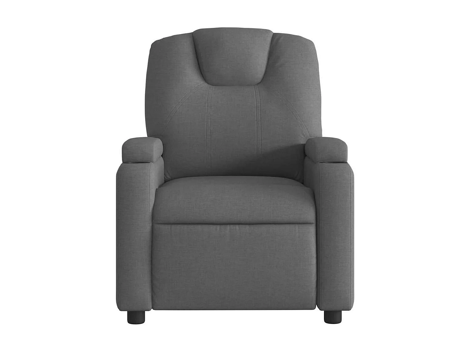 Fauteuil inclinable-Chaise de relax-Fauteuil de Massage gris foncé tissu SHL2949