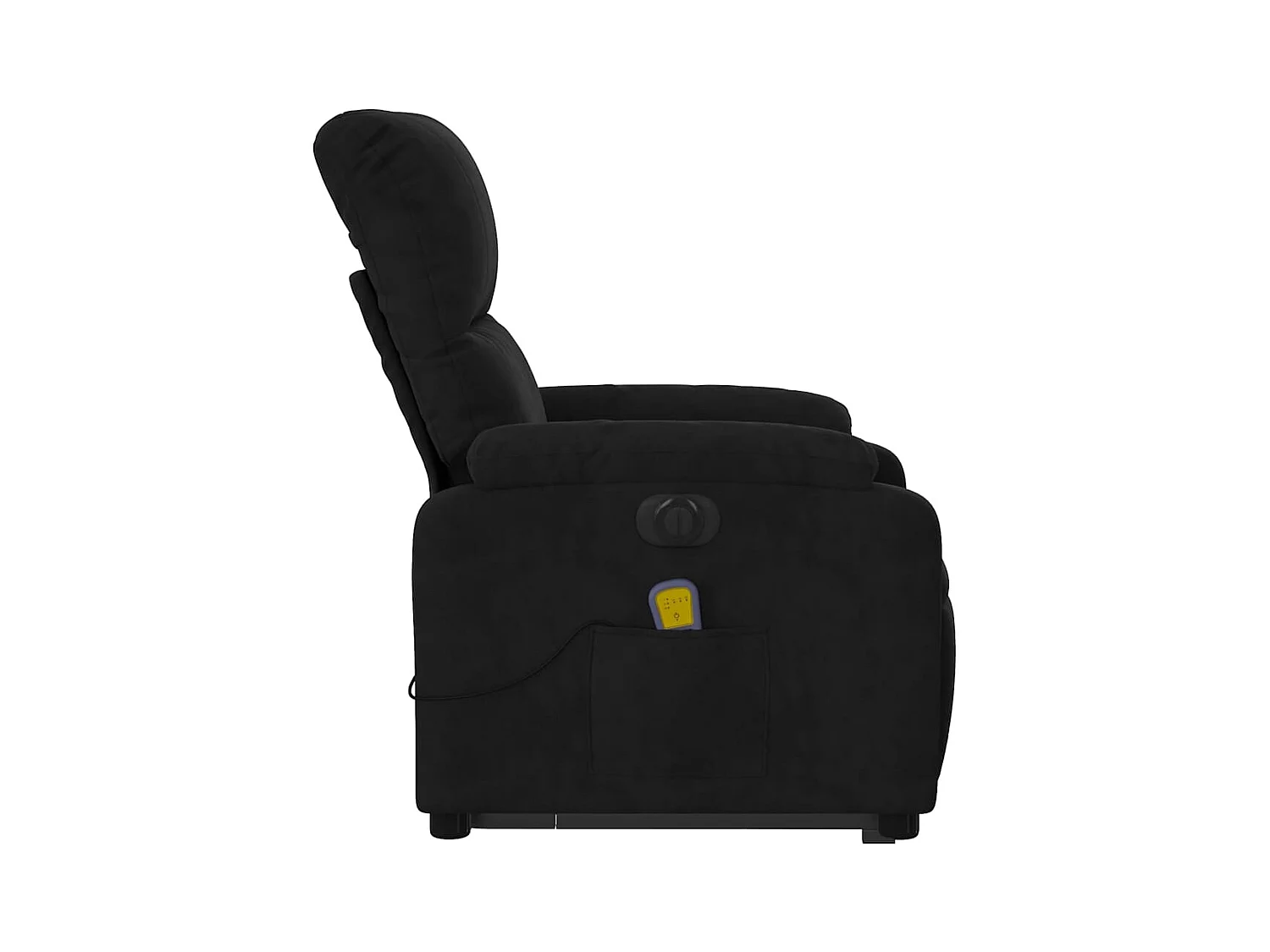Sillón de salón | Silla | Sillón masaje eléctrico reclinable elevable tela negro SHL3305