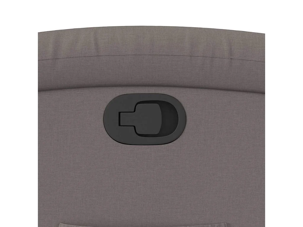 Sillón de relax | Silla | Sillón reclinable de tela gris taupe SHL8700