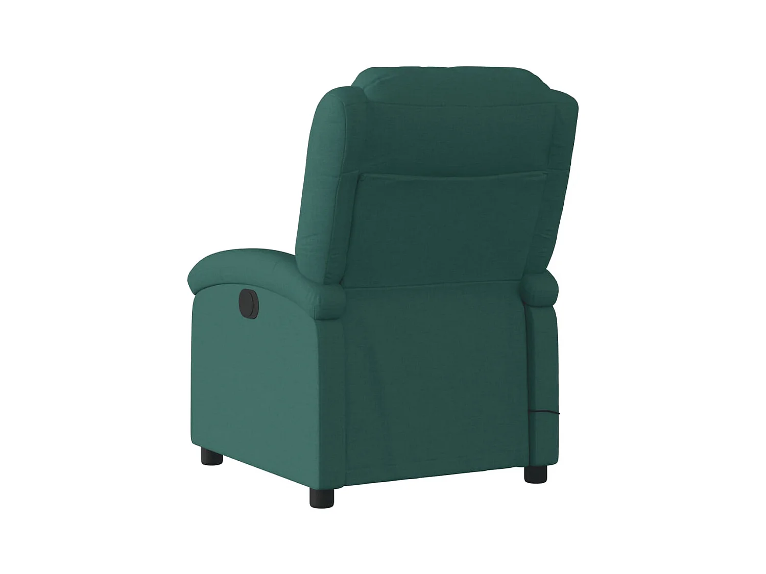 Sillón de relax | Sillón reclinable de masaje eléctrico tela verde oscuro SHL9301