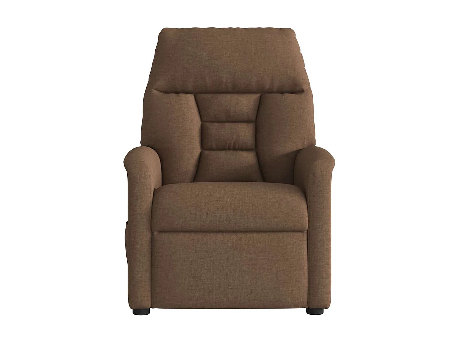 Fauteuil inclinable-Chaise de relax-Fauteuil de Massage Marron Tissu SHL2152