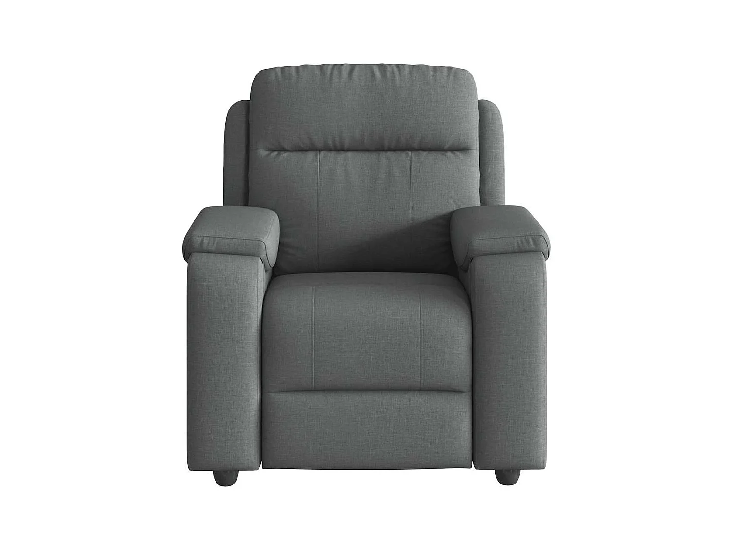 Fauteuil inclinable-Chaise de relax-Fauteuil TV Gris foncé Tissu SHL1446
