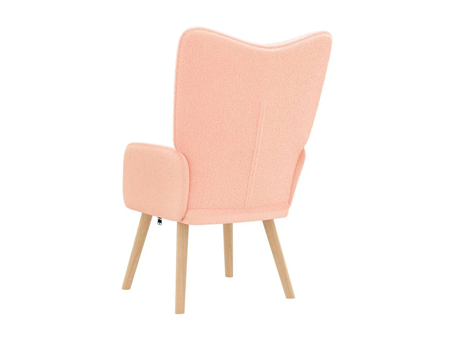 Fauteuil Salon-Chaise de relax Rose 62x67x95.5 cm tissu SHL3705