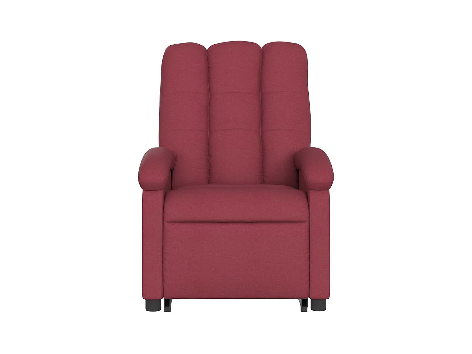 Poltrona de massagens reclin. elevatória tecido vermelho tinto SHL992427