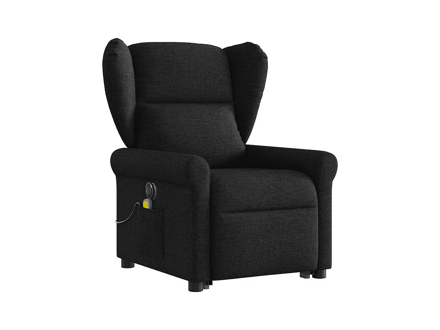 Sillón de salón | Silla | Sillón de masaje eléctrico reclinable elevable tela negro SHL3943