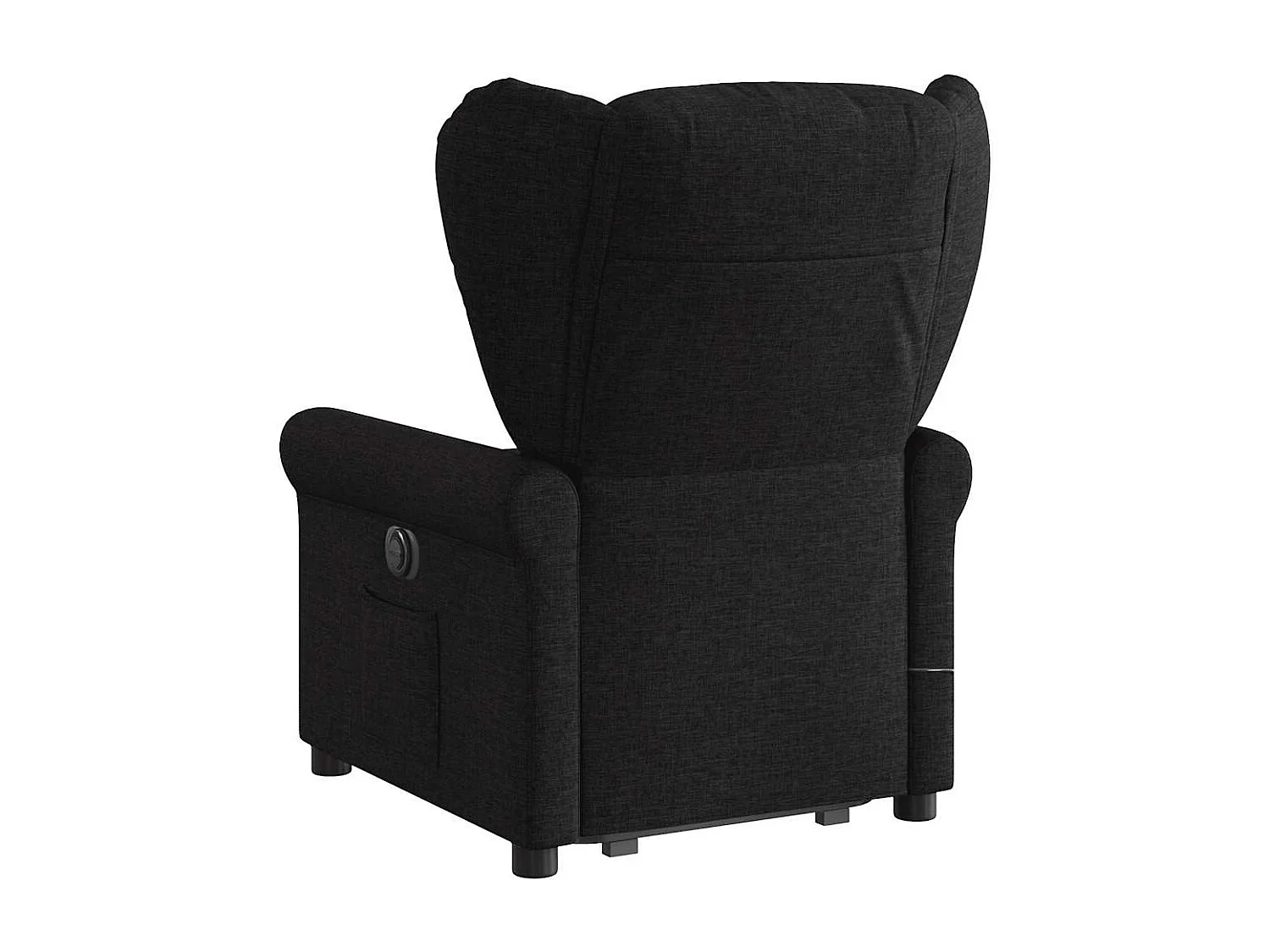 Sillón de salón | Silla | Sillón de masaje eléctrico reclinable elevable tela negro SHL3943
