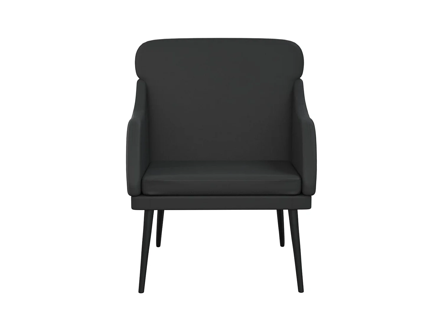 Fauteuil de salon-Fauteuil relax Noir 63x76x80 cm Similicuir SHL4712