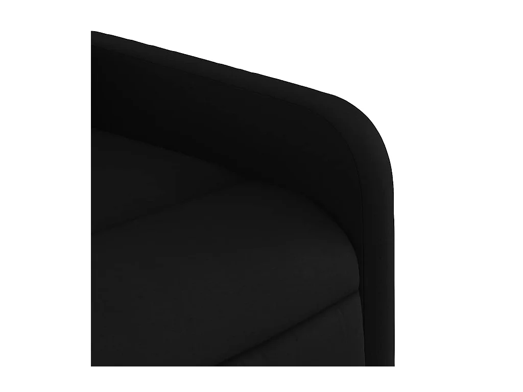 Sillón de relax | Sillón reclinable de masaje de tela negro SHL8683