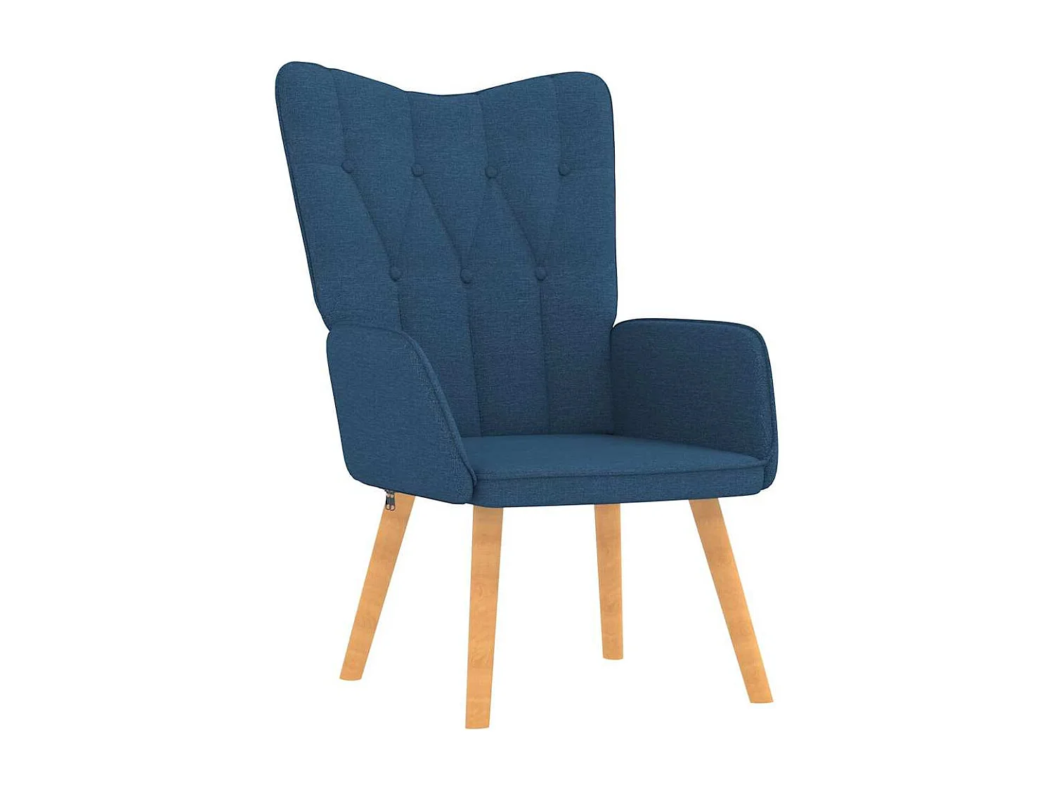 Relaxsessel mit Hocker | Lounge Sessel indoor Blau Stoff SHL22971