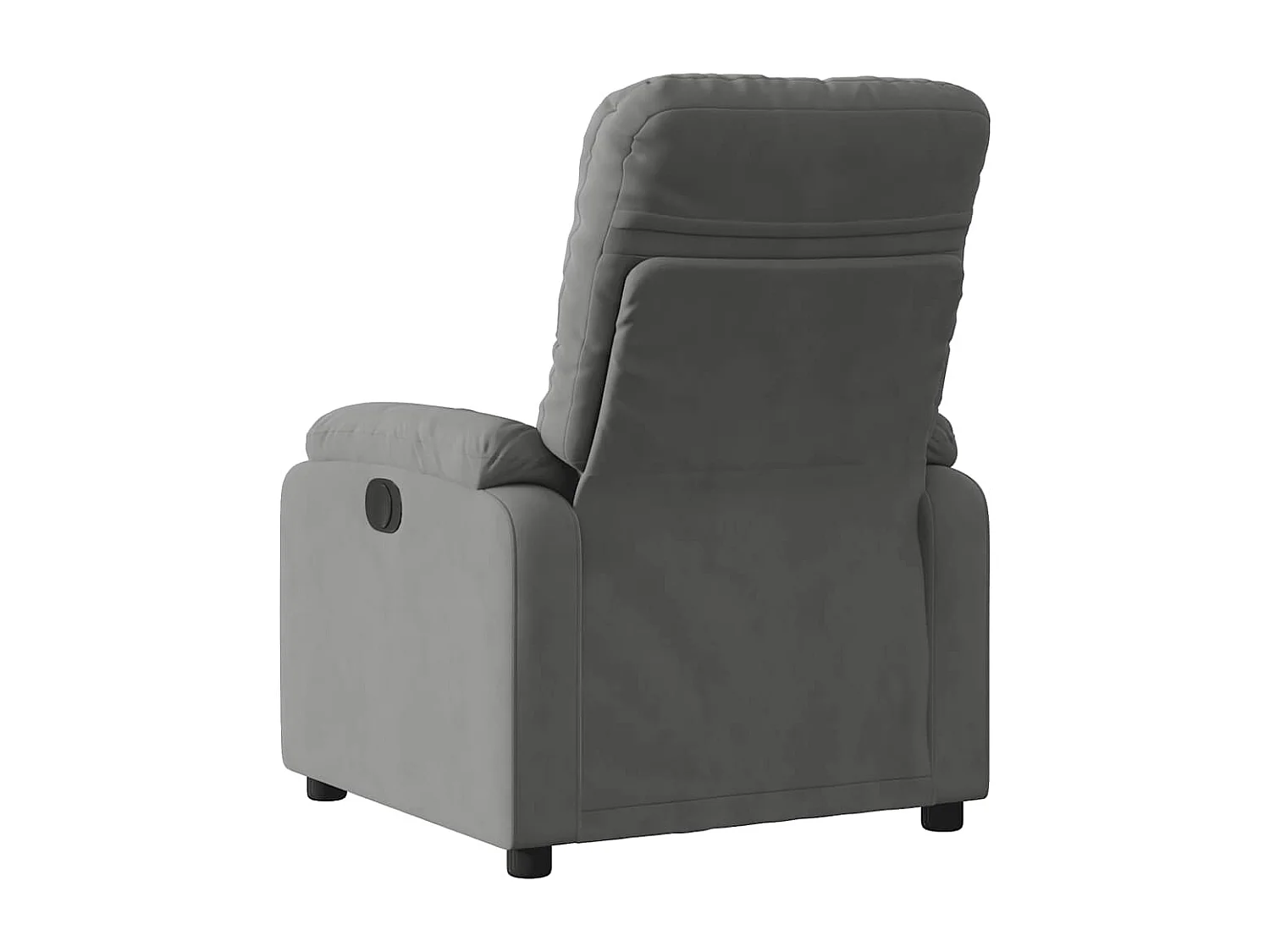 Sillón de relax | Silla | Sillón reclinable eléctrico tela de microfibra gris oscuro SHL8182
